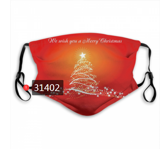 2020 Merry Christmas Dust mask with filter 21